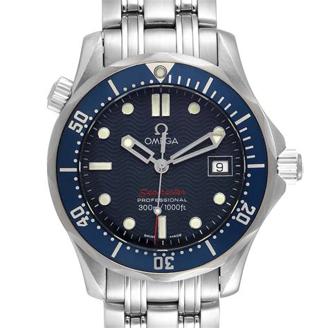 omega seamaster 300m blue wave dial|omega seamaster 300 professional price.